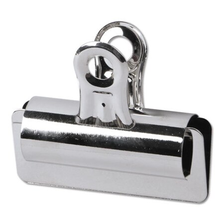 Universal 2.62 in. Bulldog Steel Clips, Nickel Plated, 12PK 31265